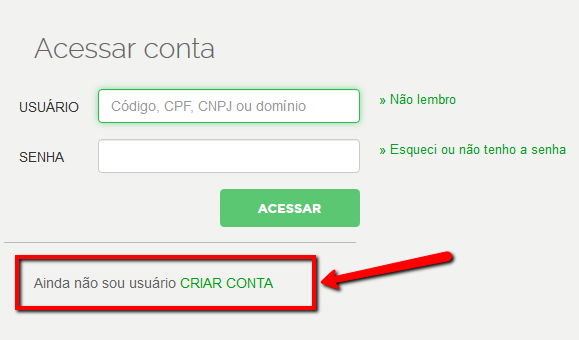 Criar Cadastro no Registro BR