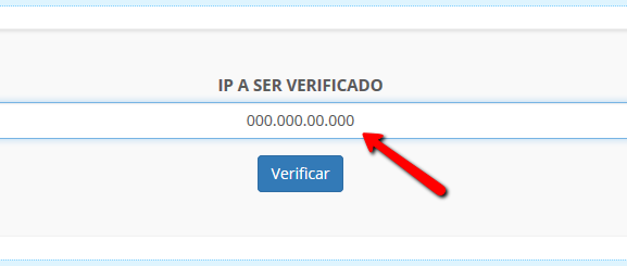 Desbloqueio de IP