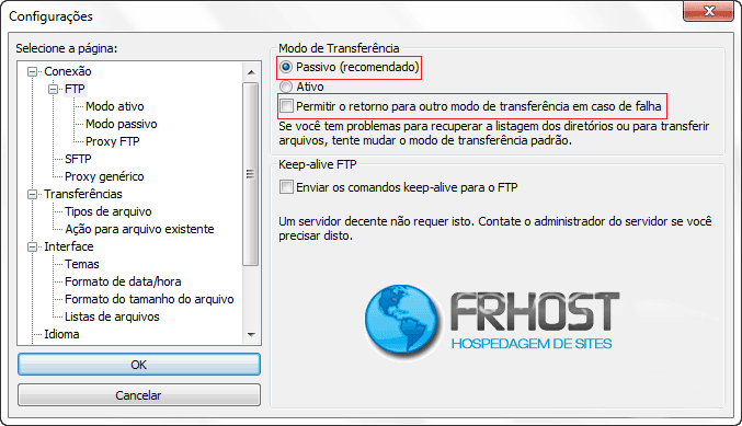 FTP Filezilla