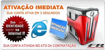 Ativação Imediata da Conta Hospedagem com Ativação Imediata